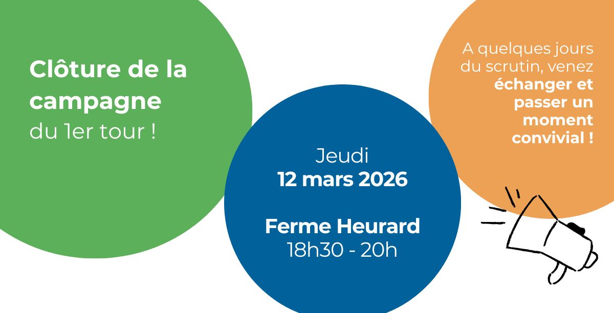 Soirée de clôture de la campagne du 1er tour